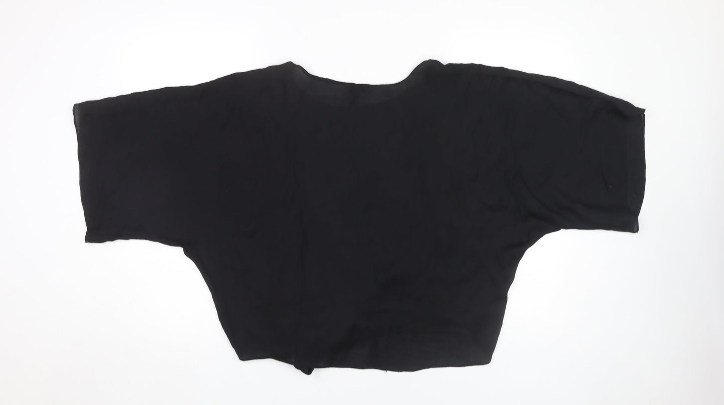 River Island Women’s Black Dolman Sleeve Top