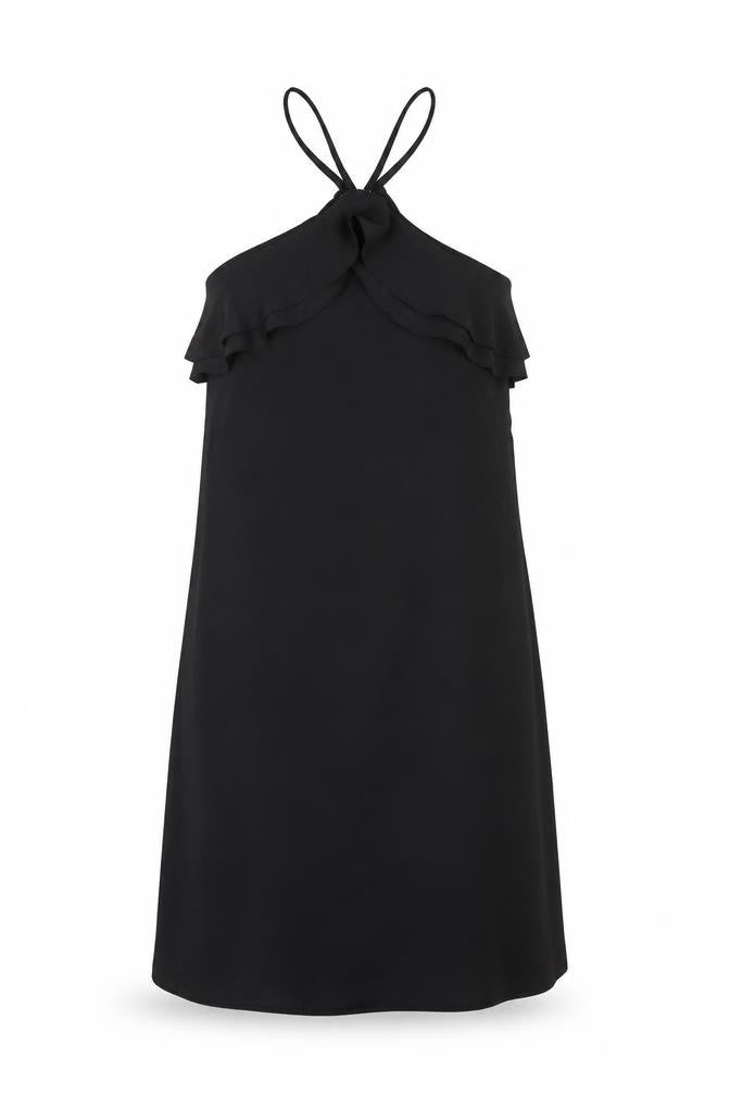 Miss Selfridge Women's Black Halter Dress Size 8