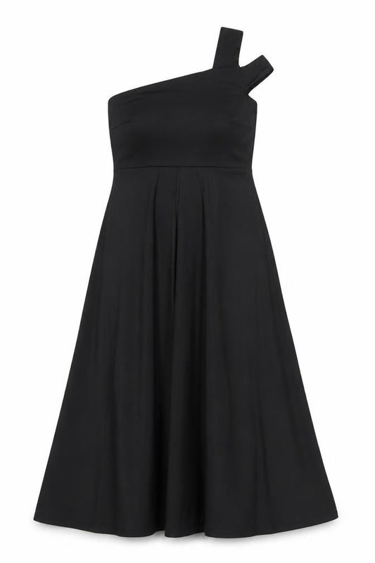Isabella Oliver Women’s Black One Shoulder Dress
