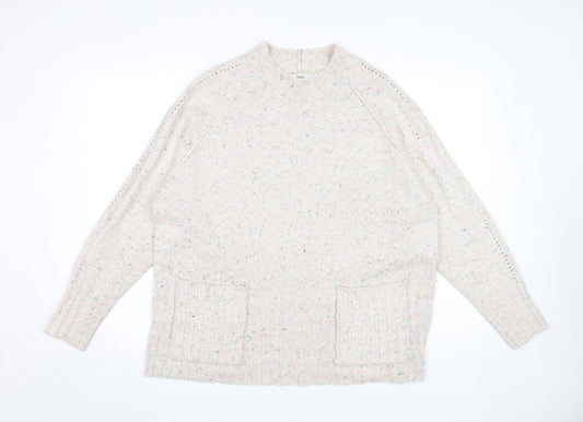 Next Women's Multicoloured Crew Neck Pullover Jumper Size 20
