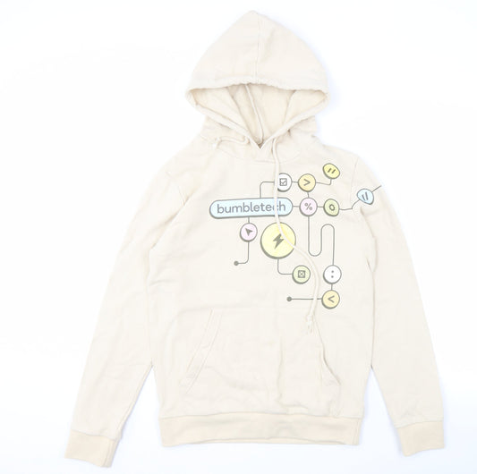 Bumble Beige Unisex Adults Hoodie, Size S, Lightweight