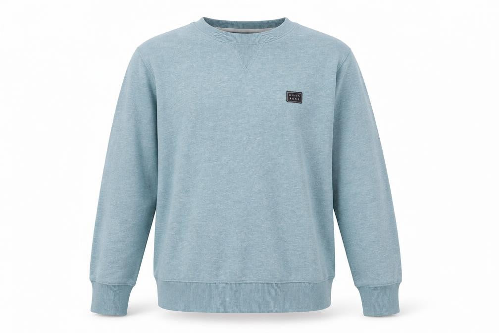Billabong Boys Blue Crew Neck Logo Sweatshirt - Size 14
