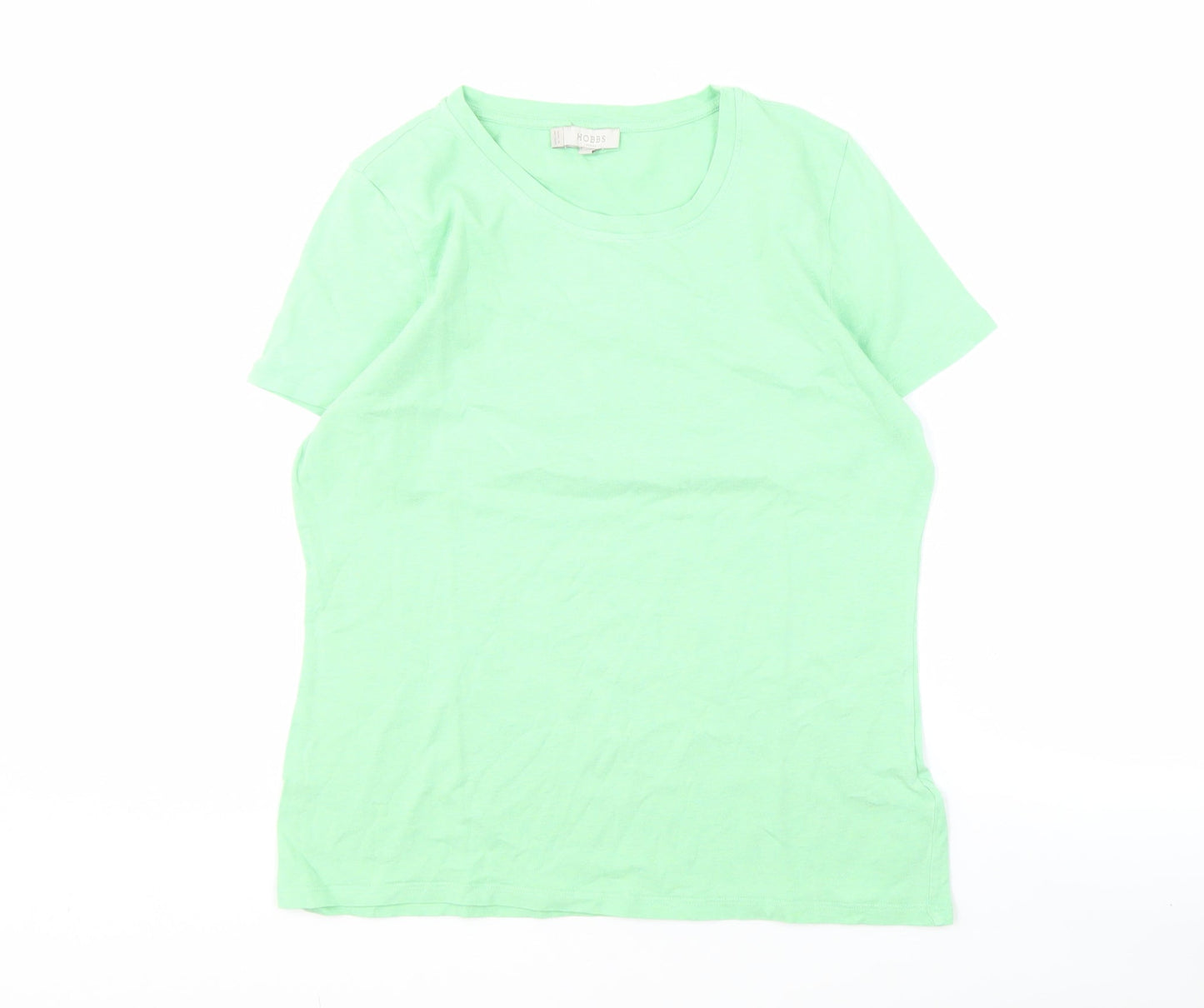 Hobbs Women's Green T-Shirt, M, Casual Cotton Top