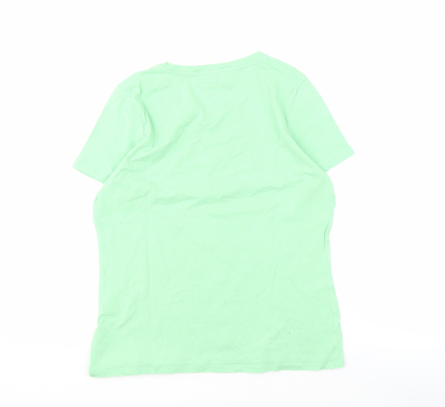 Hobbs Women's Green T-Shirt, M, Casual Cotton Top