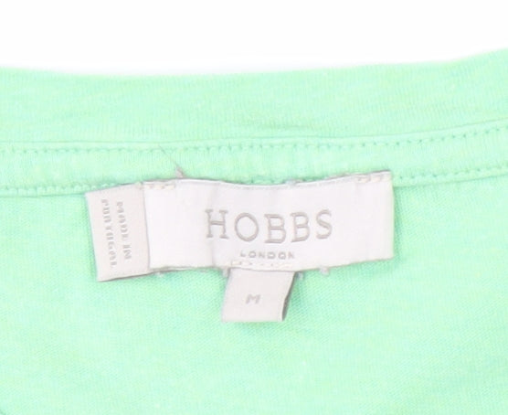 Hobbs Women's Green T-Shirt, M, Casual Cotton Top