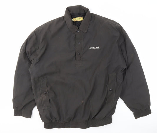 CrossCreek Men's Black Basic Jacket, Size