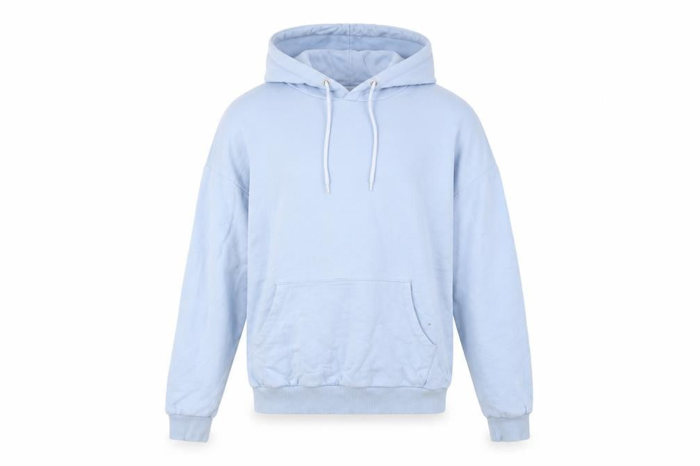 Reclaimed Vintage Unisex Blue Hoodie L Pullover Graphic