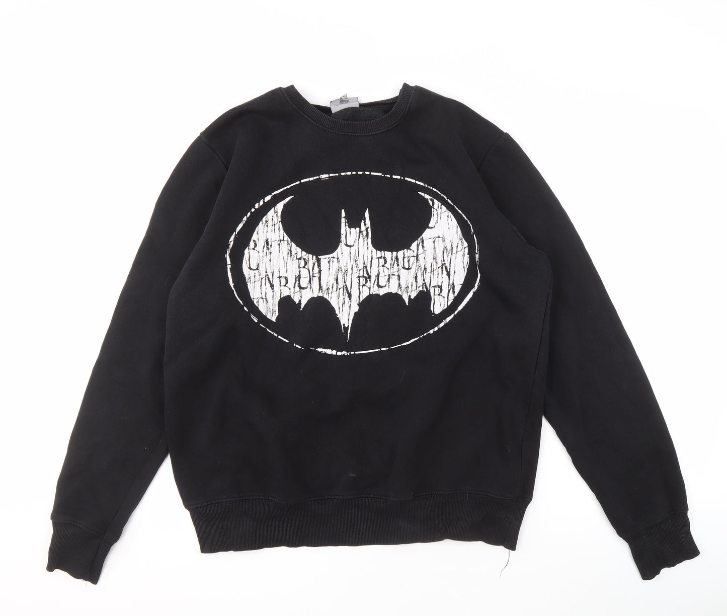 Batman Men's Black Pullover Sweatshirt L