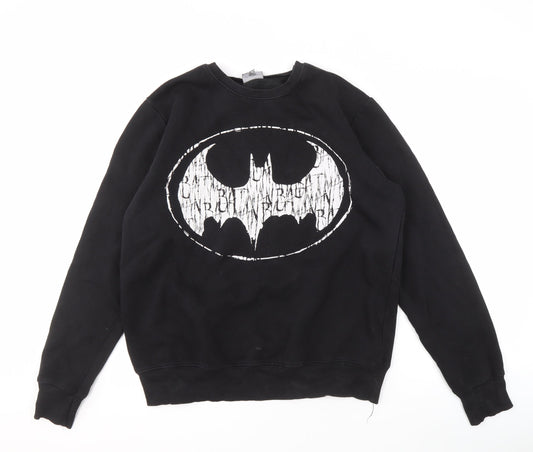 Batman Men's Black Pullover Sweatshirt L