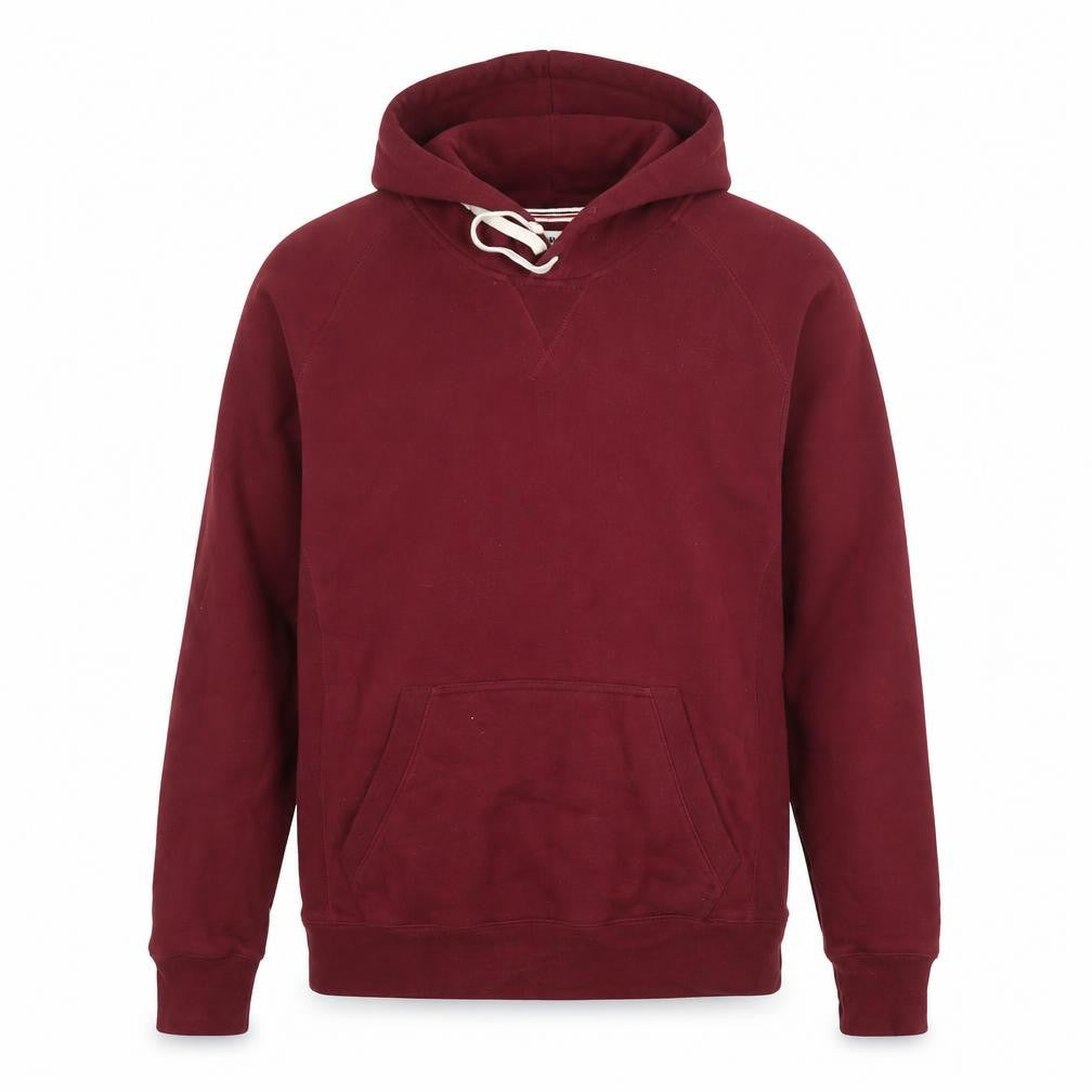 Lands' End Men's Red Pullover Hoodie - Small