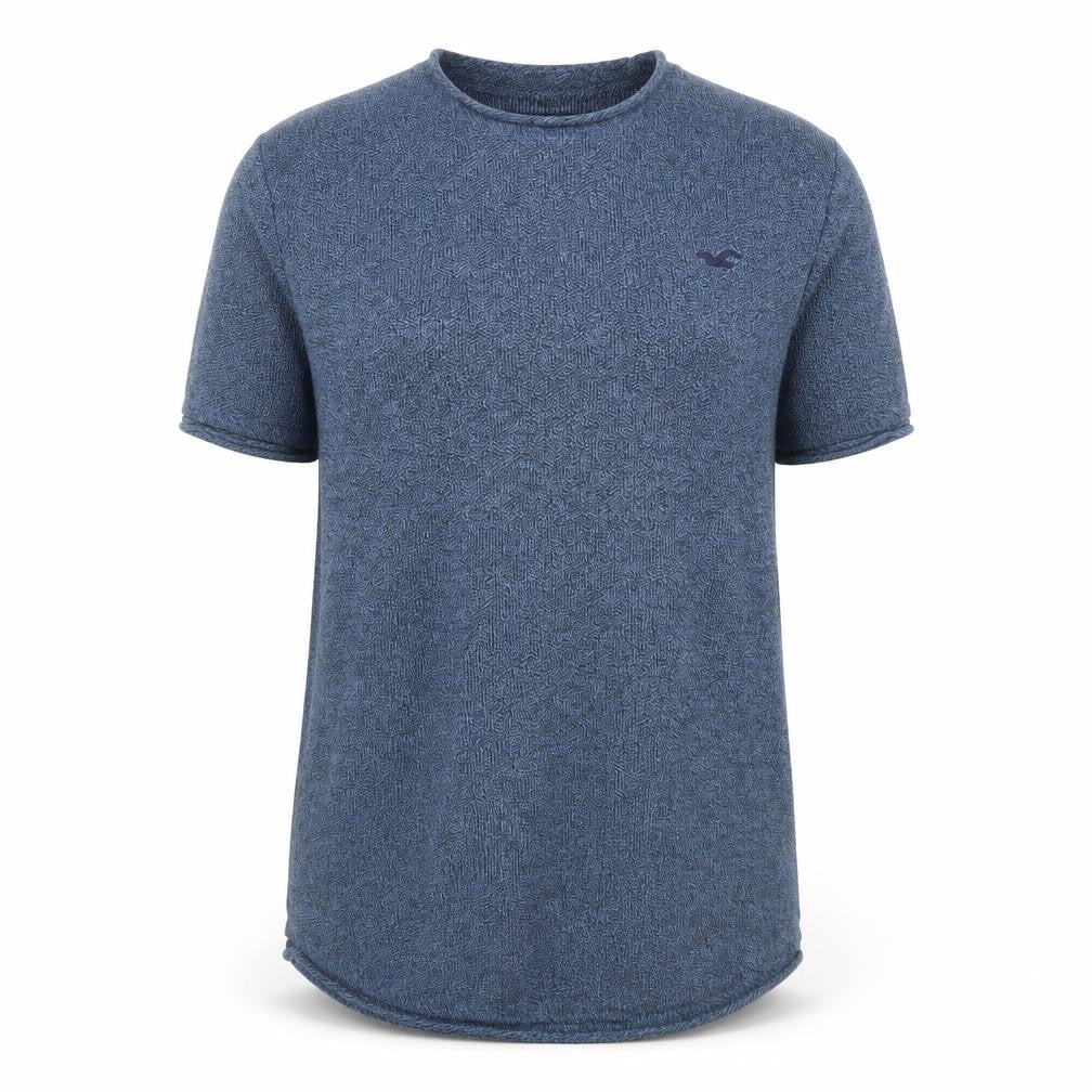 Hollister Men's Blue Crew Neck Pullover Jumper S