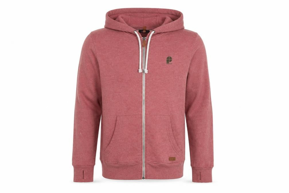 Protest Men's Red Full Zip Hooded Jacket Size M