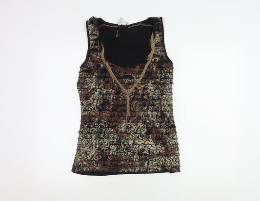 Redherring Women's Black Sleeveless Blouse Size 14