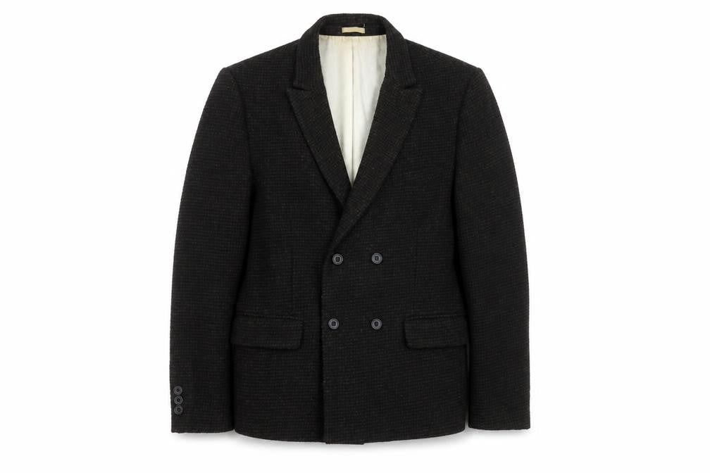 Bellfield Unisex Black Check Blazer Lined Blazer L