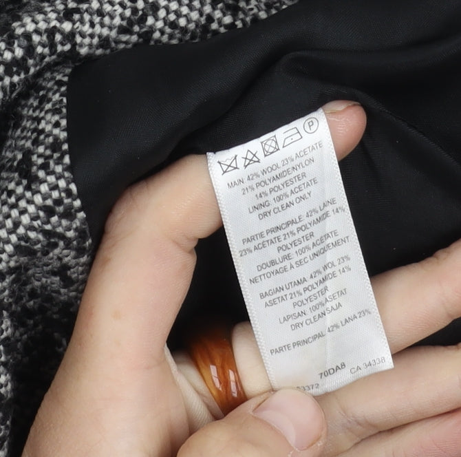 French Connection Women's Black Coat Size 8