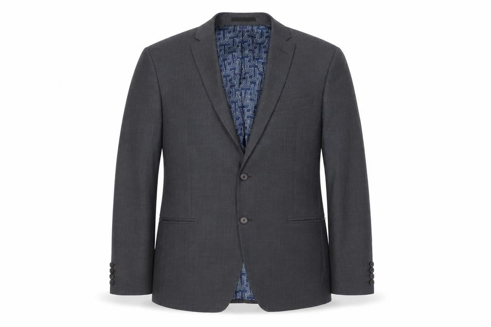 Ted Baker Men's Grey Slim-fit Blazer 42R Classic Style