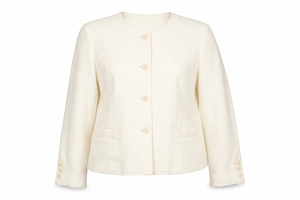 Debenhams Women's Ivory Suit Jacket Size 16