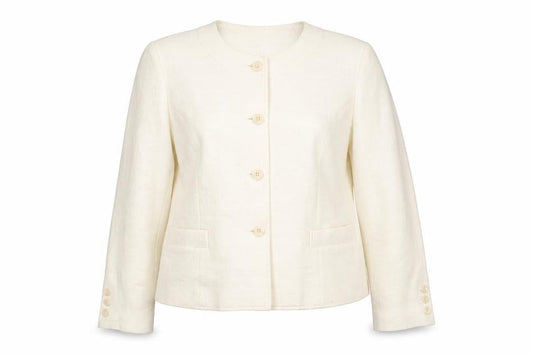 Debenhams Women's Ivory Suit Jacket Size 16