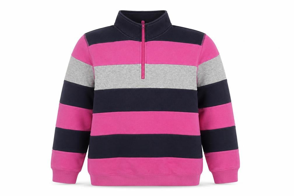 Cotton Traders Women’s Pink Striped Pullover M