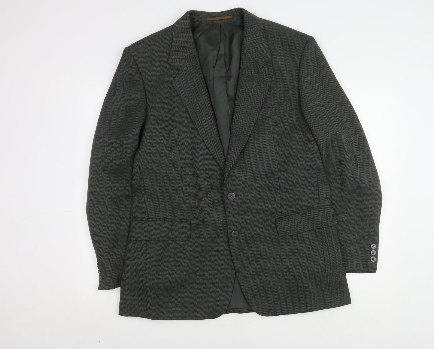 Varteks Men's Green Blazer - Size 42R, Classic Business Style