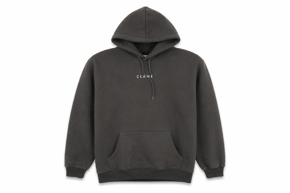 T + CC Men's Grey Pullover Hoodie M Hooded Logo