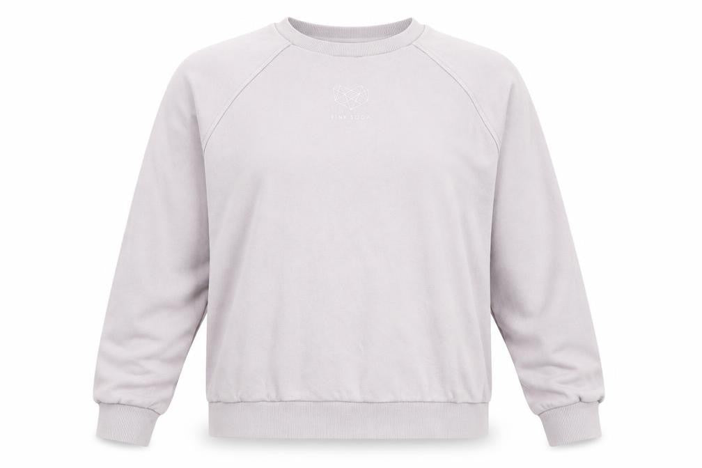 Pink Soda Sport Women's Grey Pullover Sweatshirt Size 10