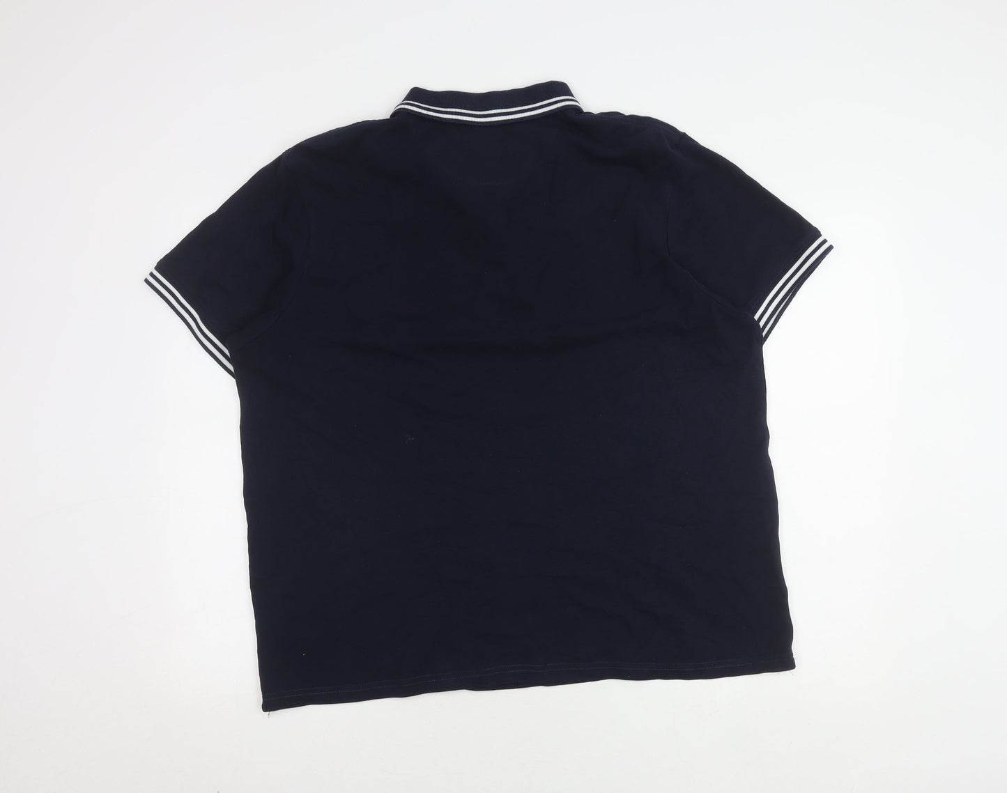 Firetrap Men's Blue 2XL Polo Shirt with Logo