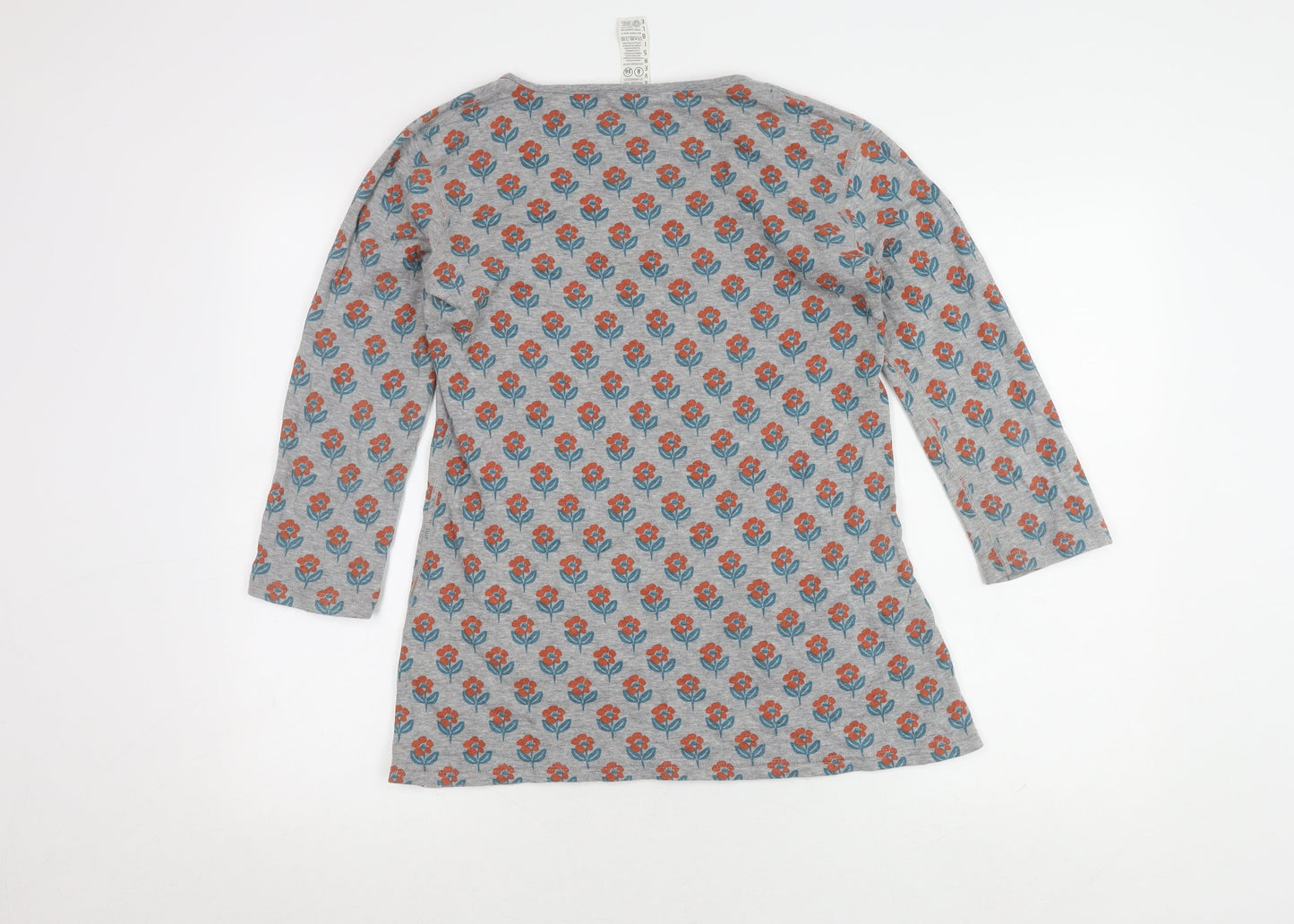 Women's Reversible Floral Tunic, Size 8, Multicoloured