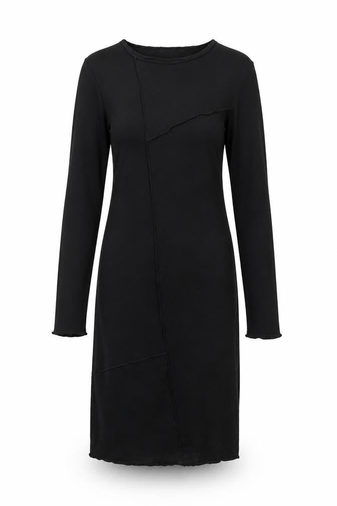 Kangol Women's Black Dress, Size 10, Long Sleeve