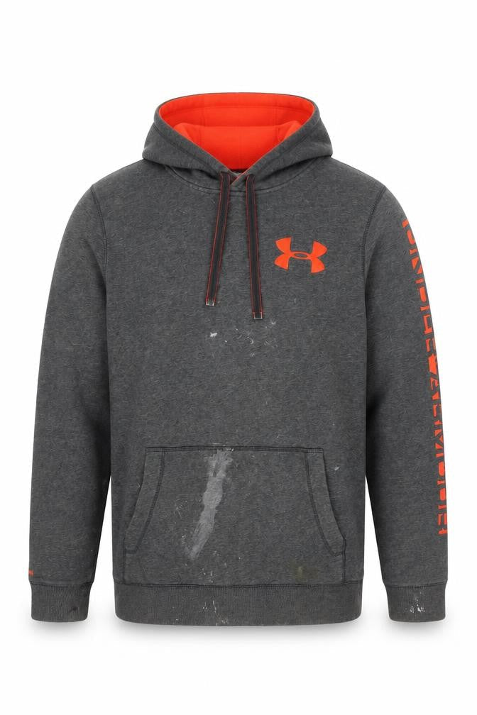 Under Armour Men's Grey Pullover Hoodie M