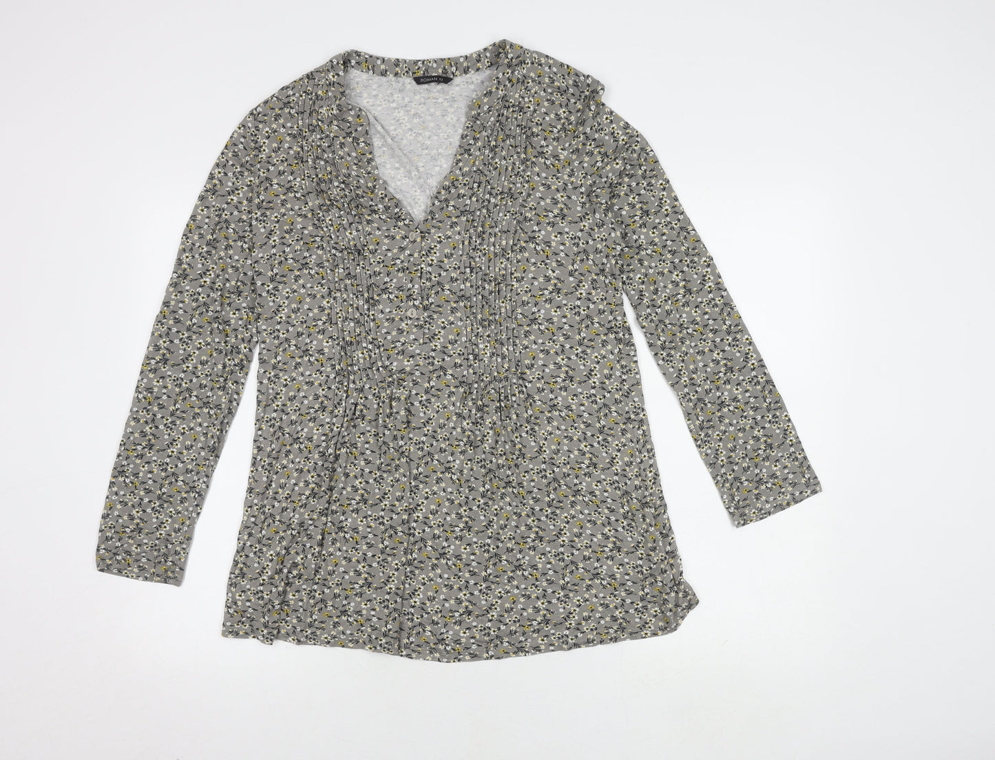 Roman Originals Women's Floral Tunic Blouse, Size 12