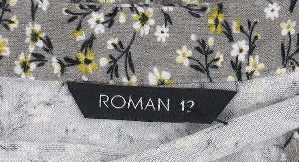 Roman Originals Women's Floral Tunic Blouse, Size 12
