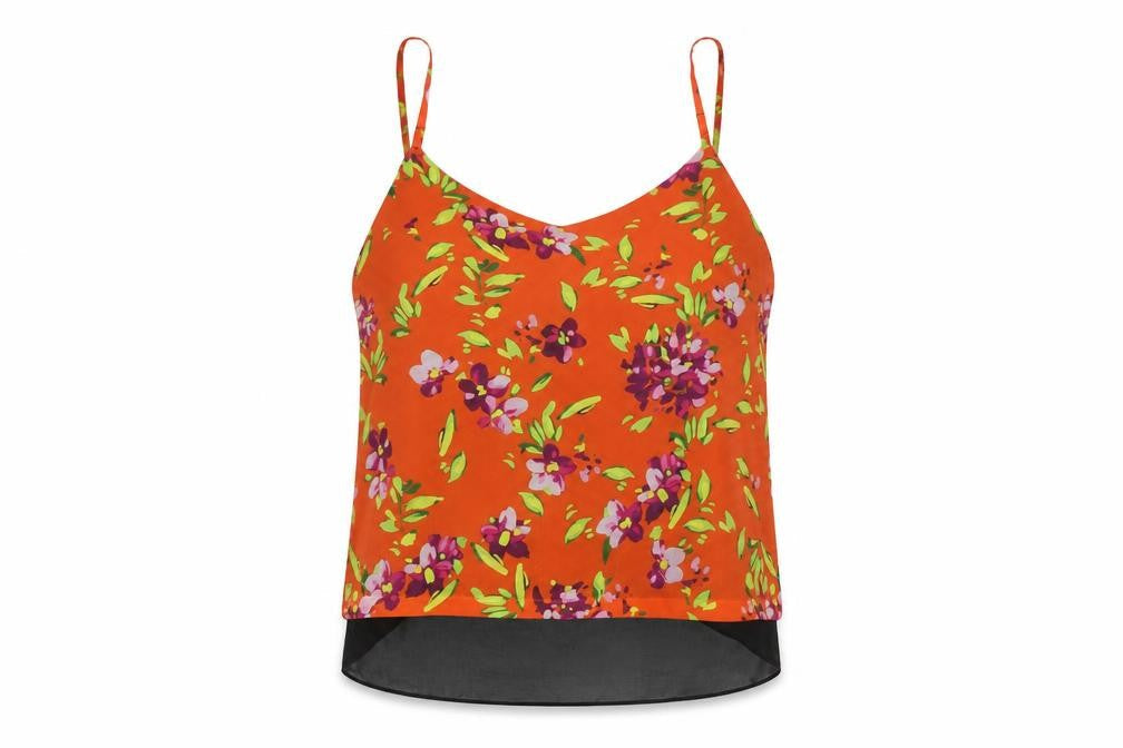 Warehouse Women's Multicoloured Floral Camisole Blouse