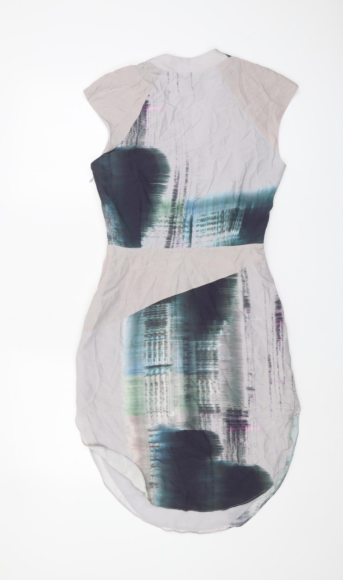 Reiss Women's Multicoloured Wrap Dress, Size 6