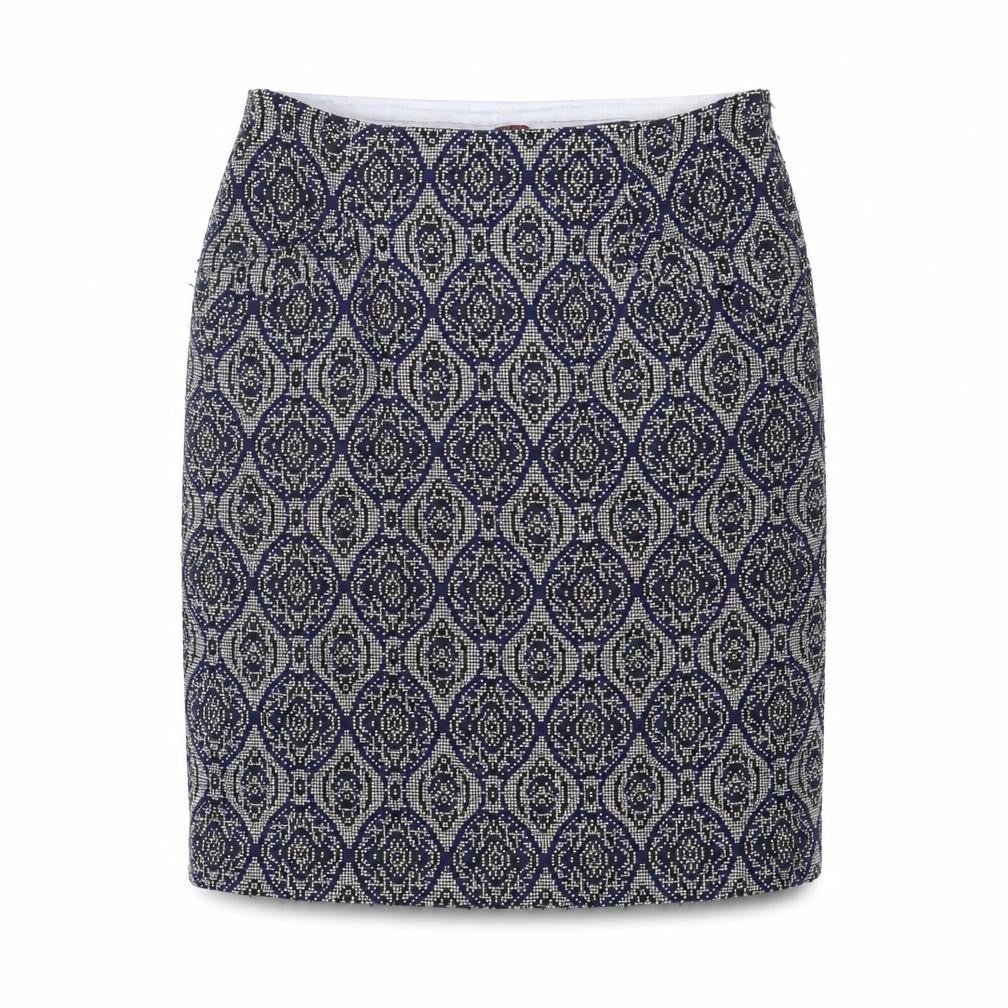 White Stuff Women's Multicoloured Pencil Skirt, Size 10