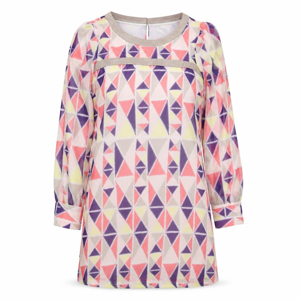 Ben Sherman Women's XS Multicoloured Geometric Top