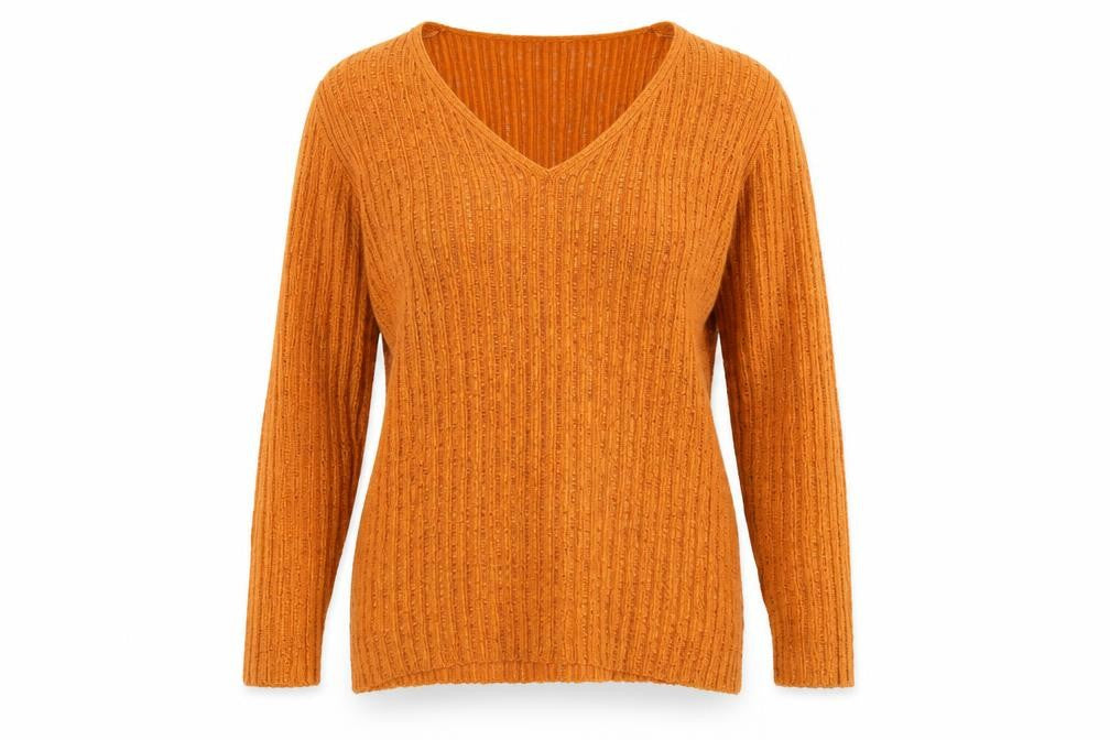 Planet Women's Orange Pullover Jumper M Casual