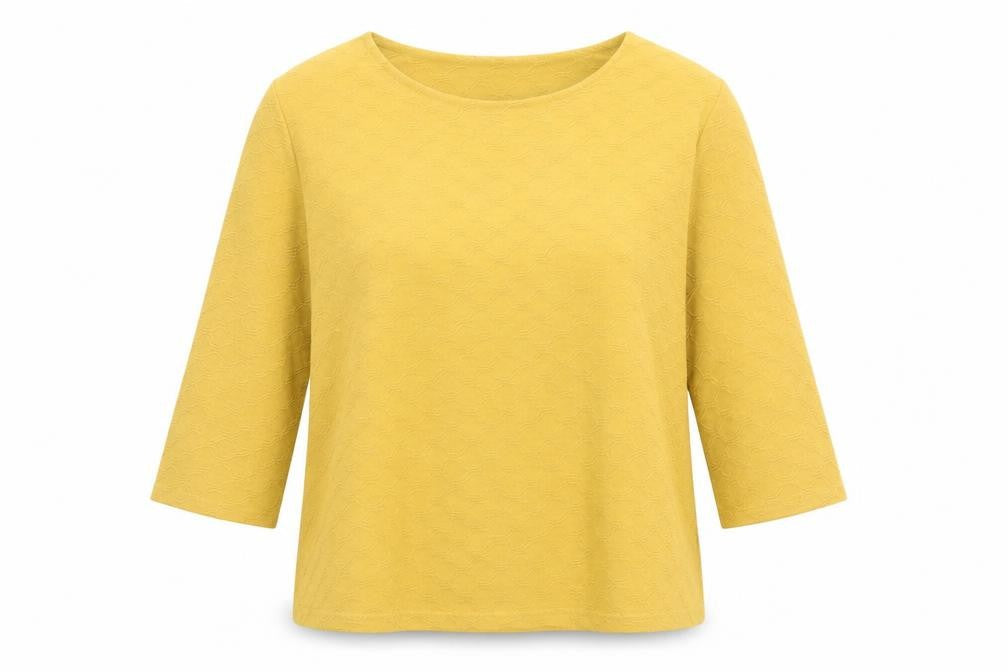Honor Millburn Women's Yellow 3/4 Sleeve Top Size 16