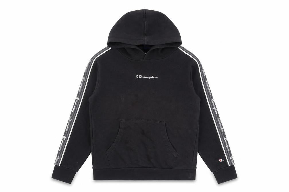Champion Boys Black Pullover Hoodie 11-12 Years with Logo