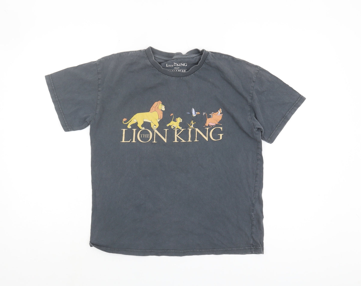 Pull&Bear Lion King T-Shirt Black S Unisex Casual