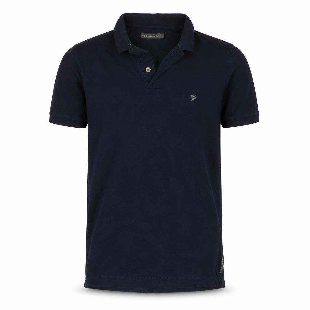 French Connection Men's Black Polo Shirt S
