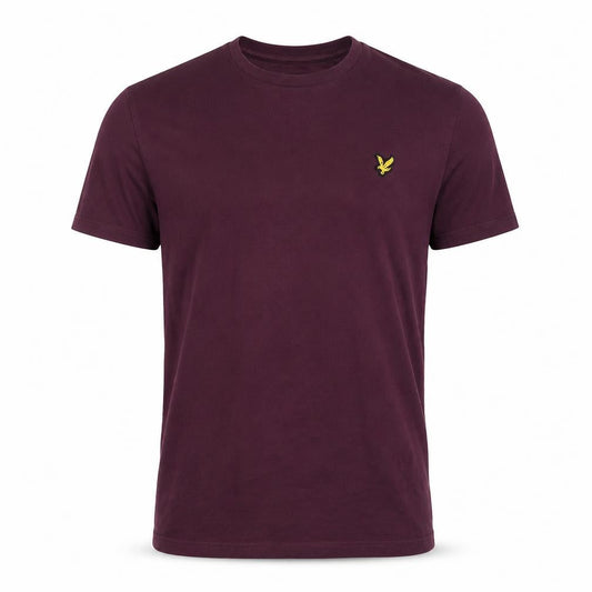 Lyle & Scott Men's Purple Cotton T-Shirt Size S