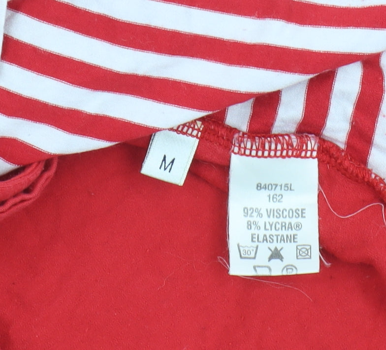 Viyella Women's Red Tunic Blouse, M, Stylish and Casual