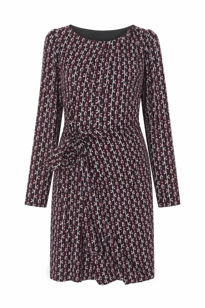 Marks & Spencer Geometric Purple Dress, Size 12