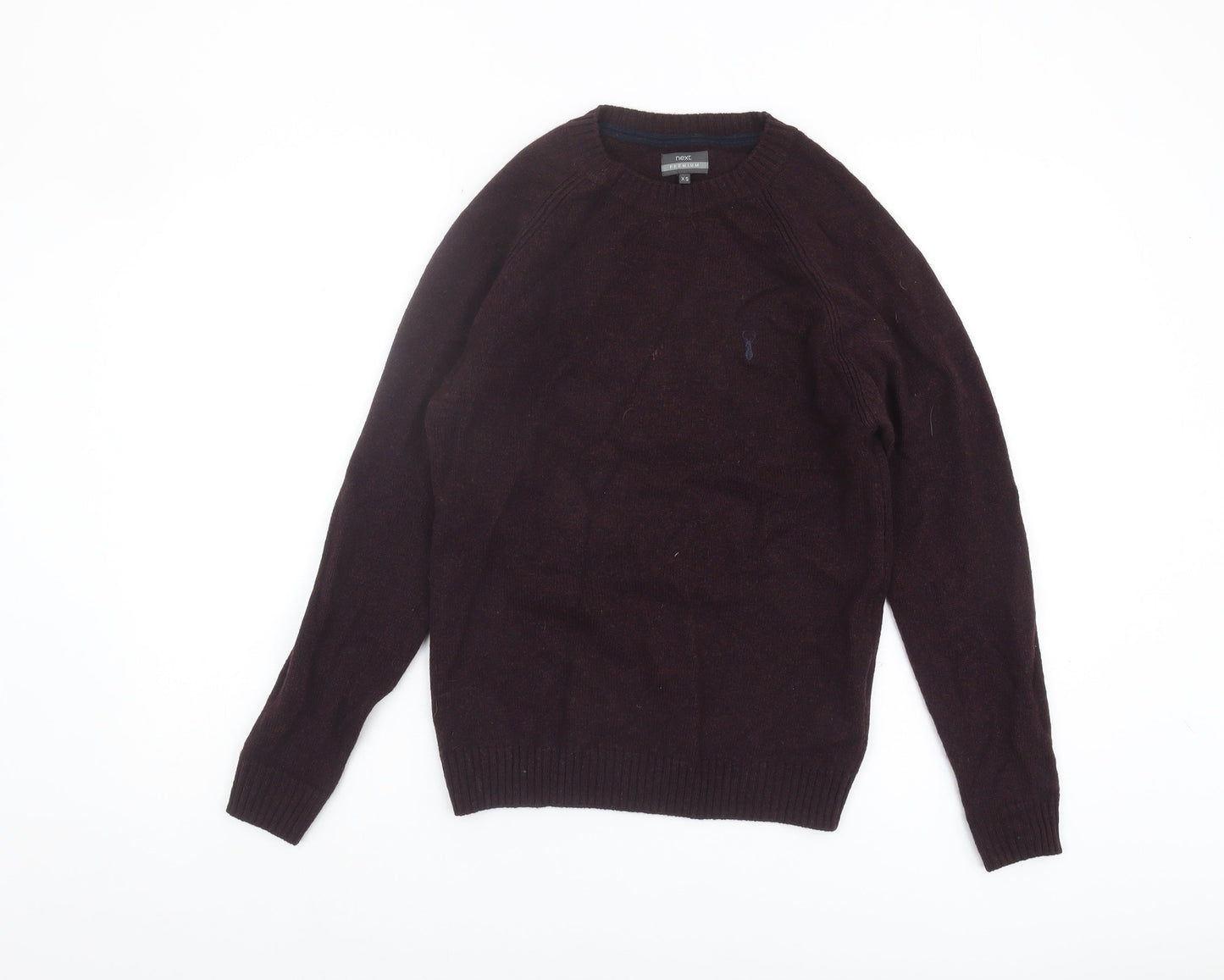 Next Women's Brown Wool XS Pullover Jumper