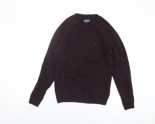 Next Women's Brown Wool XS Pullover Jumper