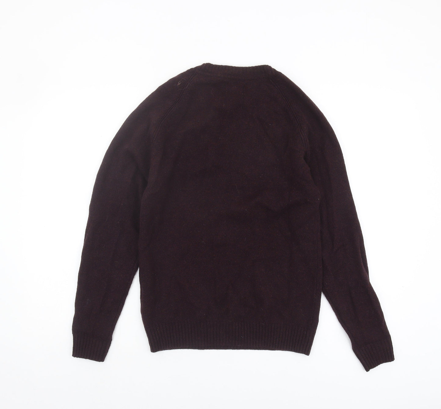 Next Women's Brown Wool XS Pullover Jumper