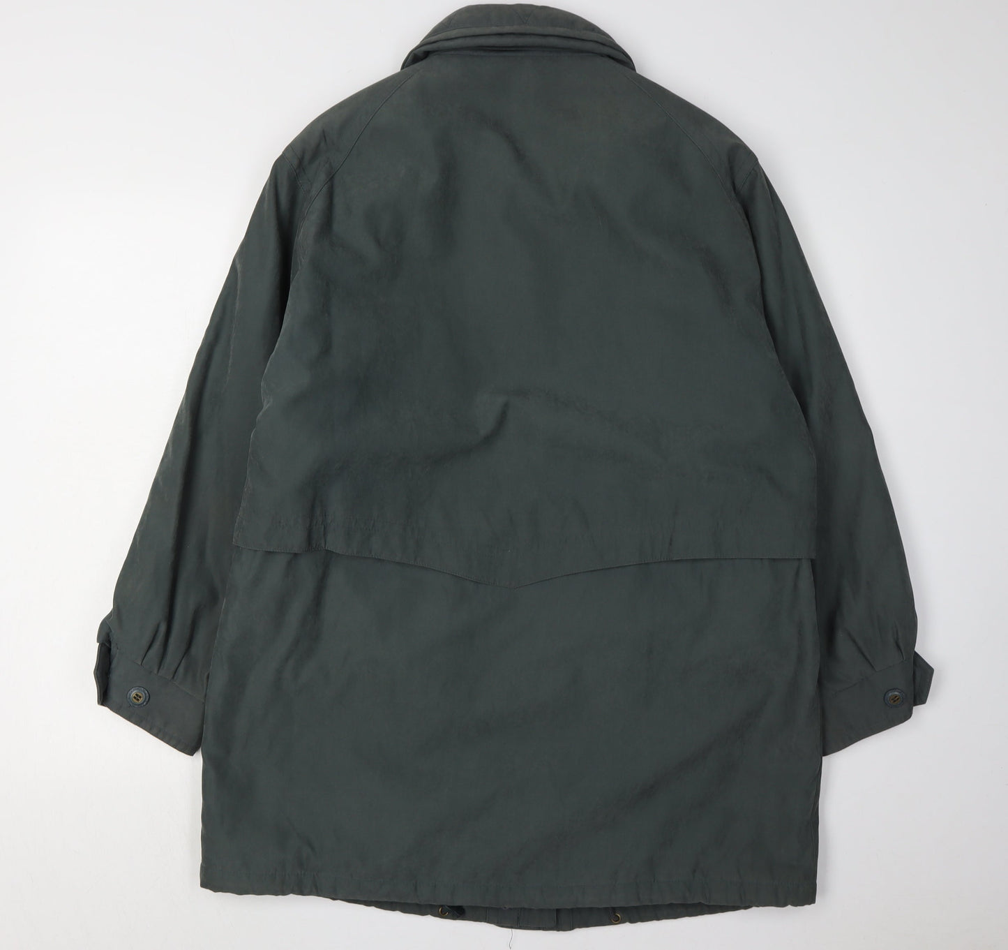 Dannimac Women's Long Coat Green L - Casual Autumn