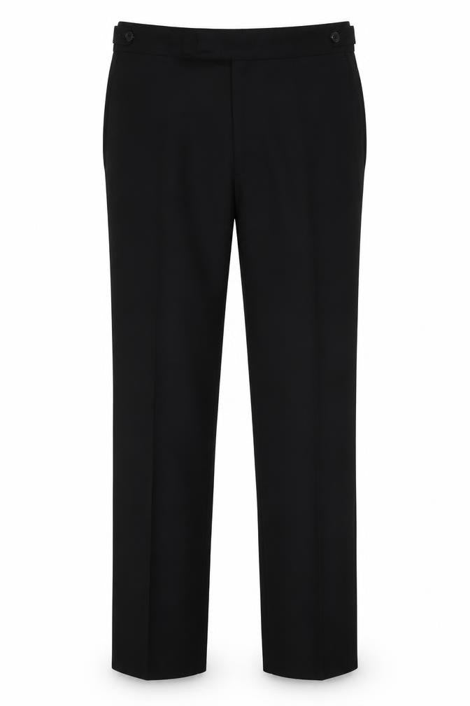 Dormie Mens Black Wool Blend Dress Pants Size 39