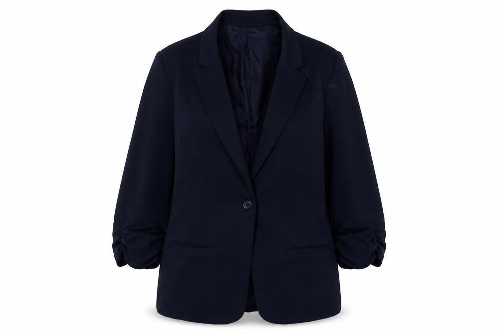Fransa Women's Blue Blazer, Size 14, Regular Fit